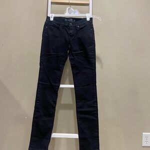 Rugby Ralph Lauren Black Skinny Jeans Women Size 30 Stretch Denim Pant Tote 0221